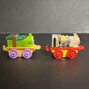 2 Thomas & Friends MINIS Teenage Mutant Ninja Turtles Leonardo and Kraang